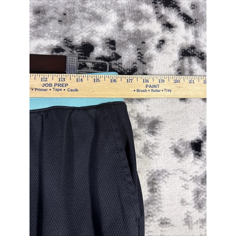 Puma Claw Pack Shorts Mens Size Large Black Teal Embroidered Active Y2k Street - Picture 3 of 10